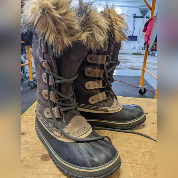 Sorel Grey Suede winter boots - Picture 1 of 5